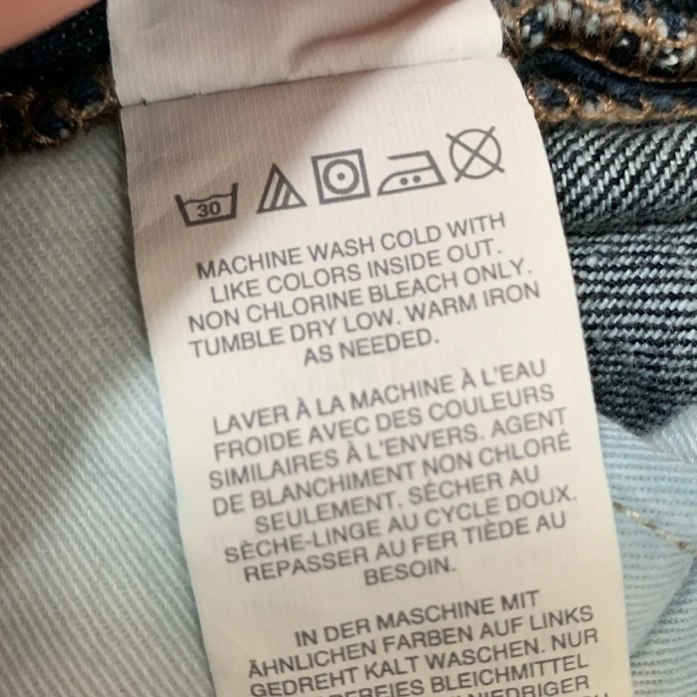 J. Crew Dark Wash 484 Denim Men’s Slim Fit Jeans Style 19135 EUC Size 32 x 34